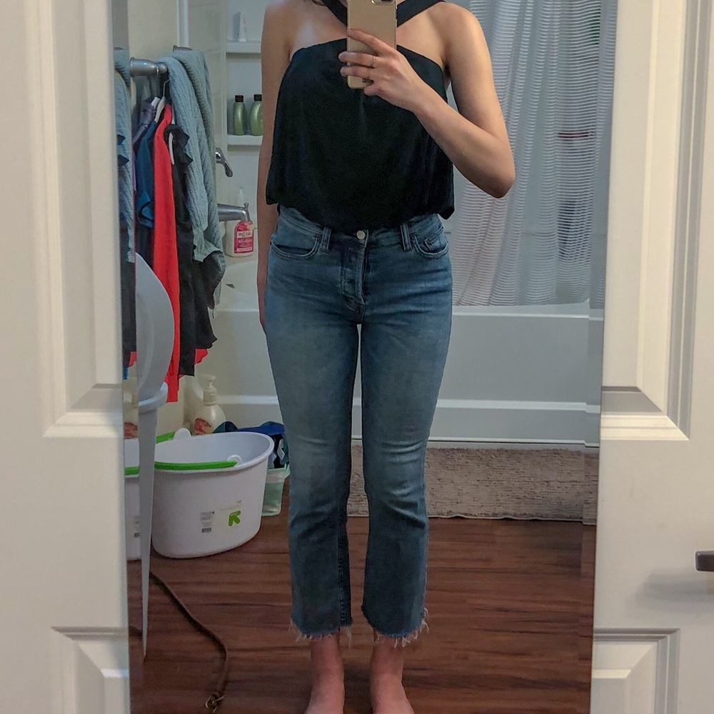 Free People Button Fly Jeans